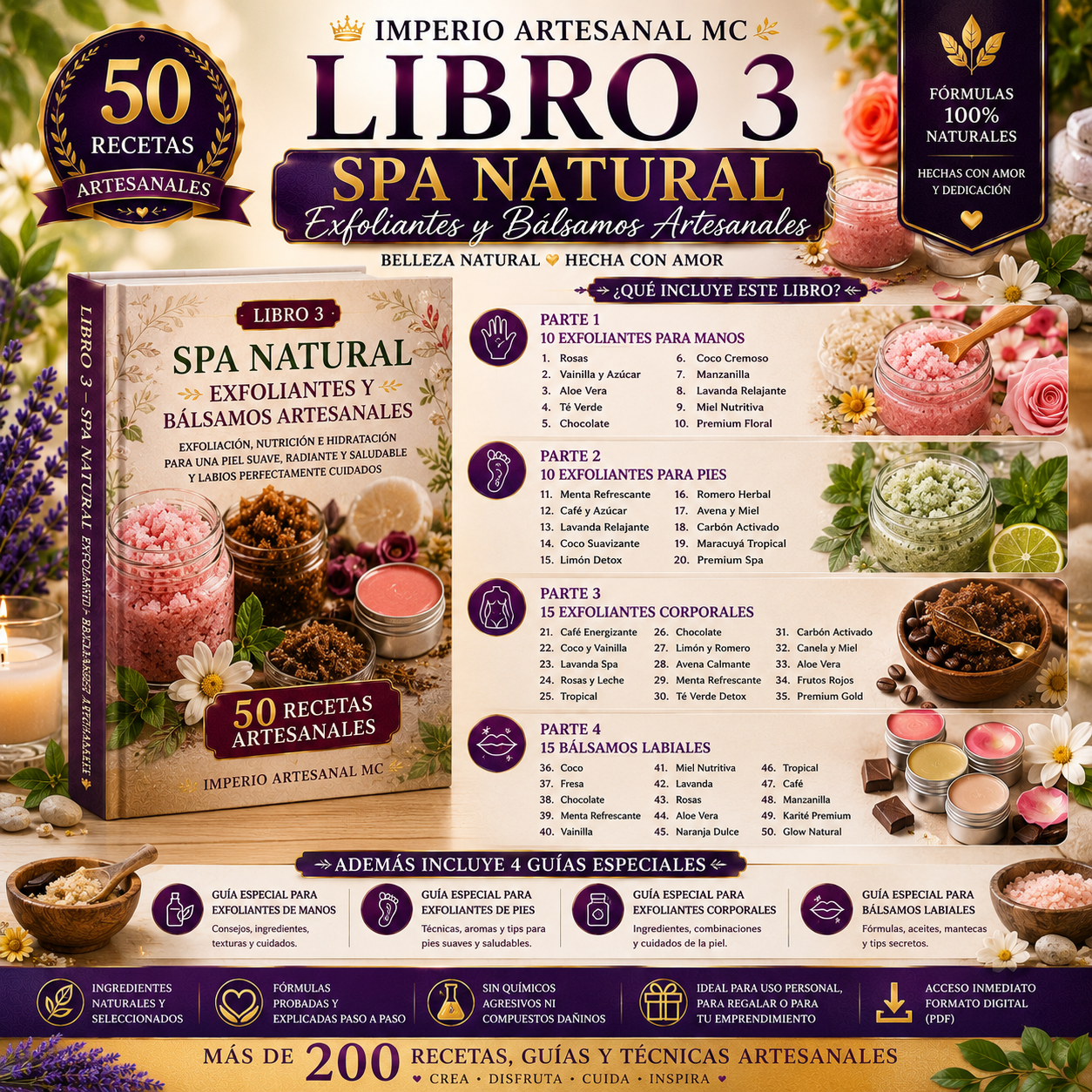 Libro 3 - Spa Natural Exfoliantes y Bálsamos